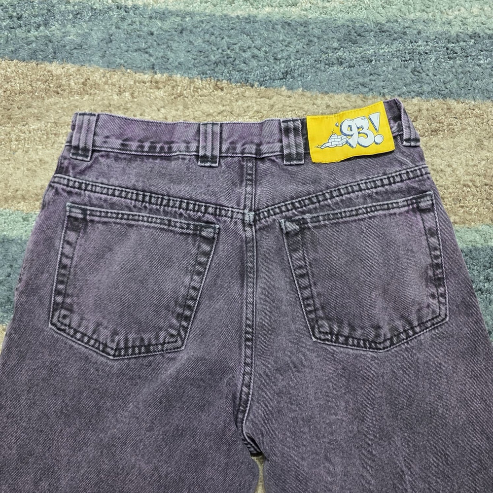 Polar Skate Company 93 Denim Jeans Purple Wash Men’s 28×30 Skate Streetwear